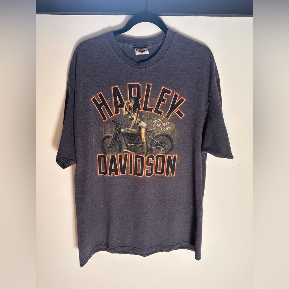 Vintage Harley Davidson y2k Richmond RVA Biker Motorcycle Shirt